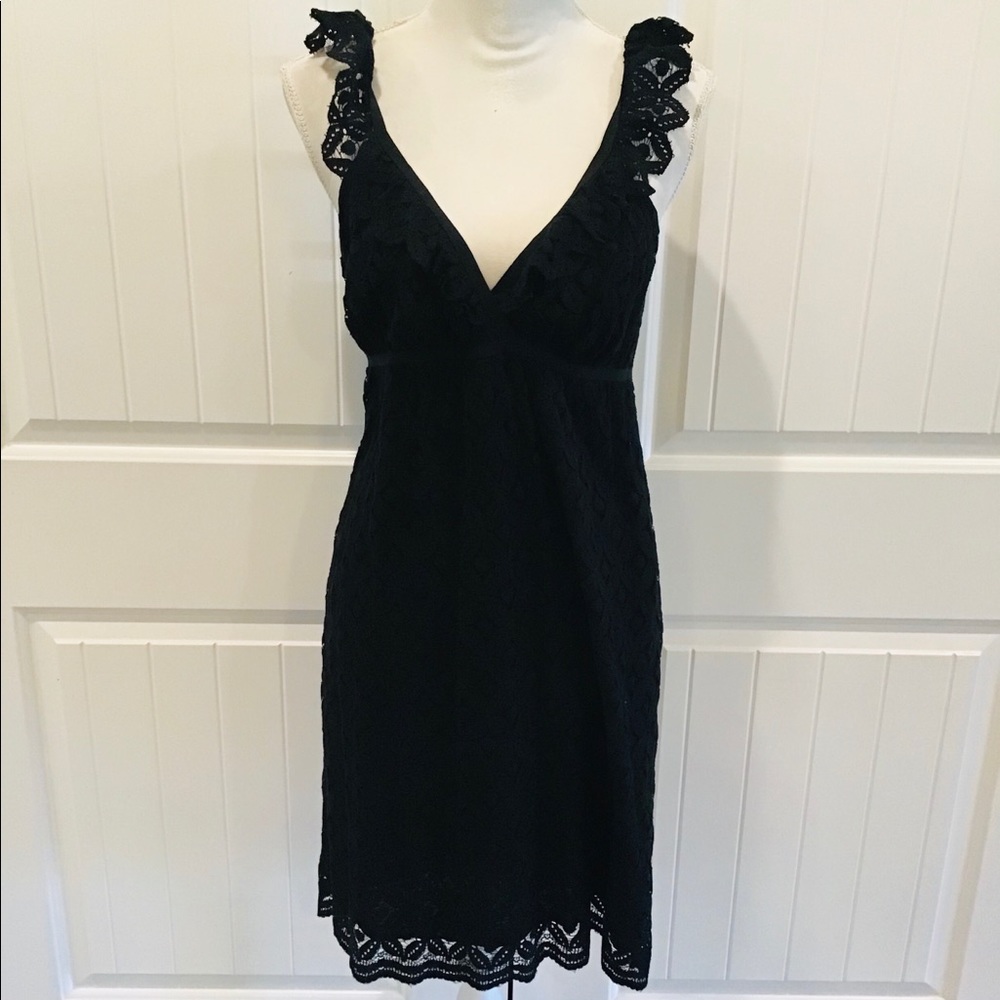 Studio M Cayra Black Lace Dress. - Size S